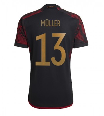 Tyskland Thomas Muller #13 Bortatröja VM 2022 Korta ärmar